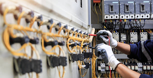 Professional Electrician technician working in Manor, PA
